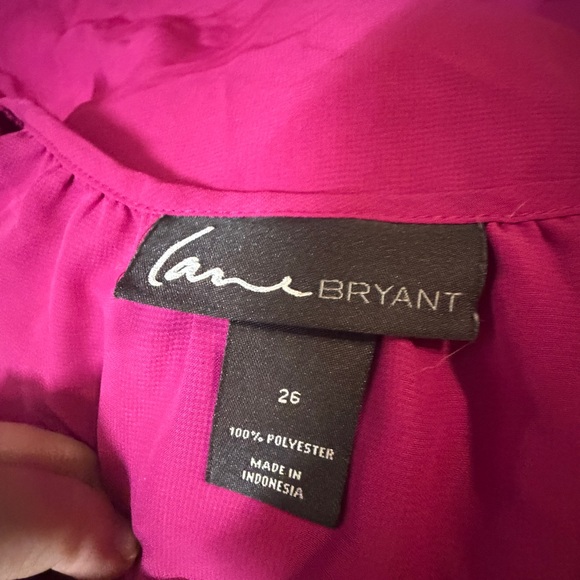 Lane Bryant Fuchsia Embellished Tank Top - Picture 2 of 5